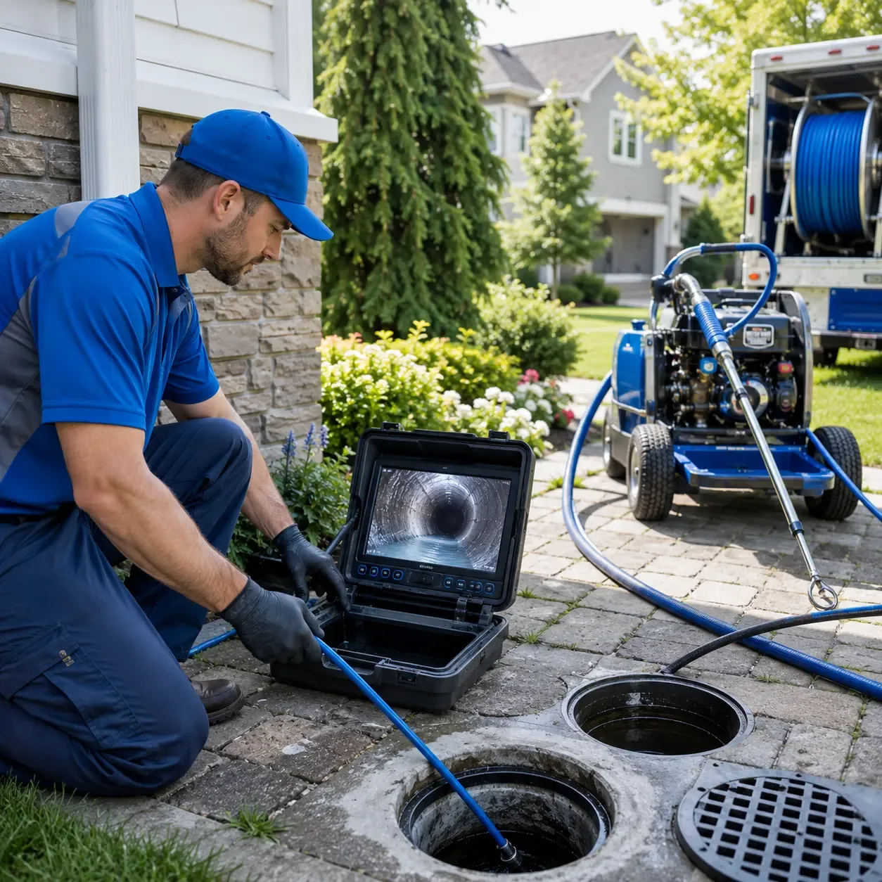 Outdoor drain cleaning professionals serving Portville, NY